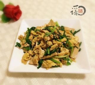 鸡蛋香干炒韭菜(鸡蛋炒韭菜炒碎一点的怎么炒)图1