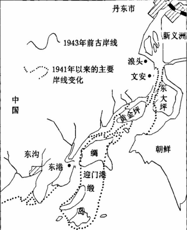 鸭绿江的入海口在哪个海图4