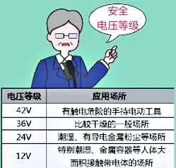 安全电压多少v才安全,手持照明灯安全电压安全高度图1