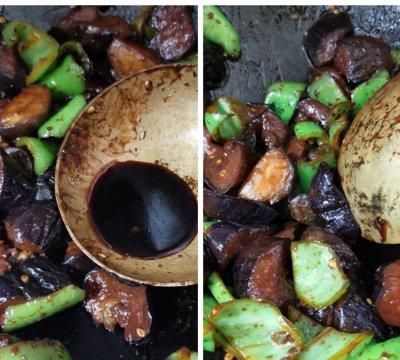 青椒炒茄子能吃吗,茄子炒小米椒做法图7