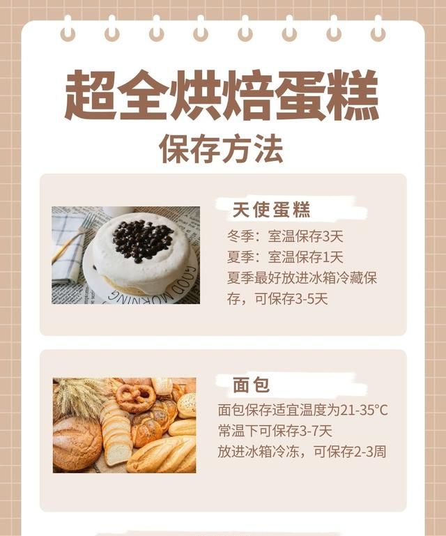 烘焙蛋糕怎么保存最佳方法图6