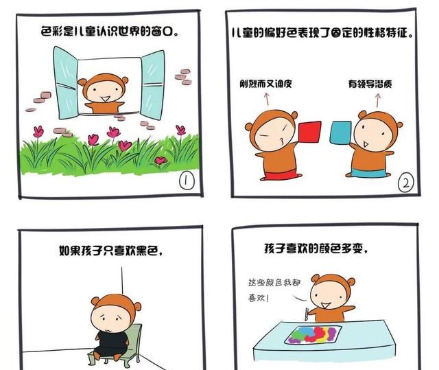 孩子喜欢颜色心理分析(心理学不要打开孩子的第一扇窗)图2