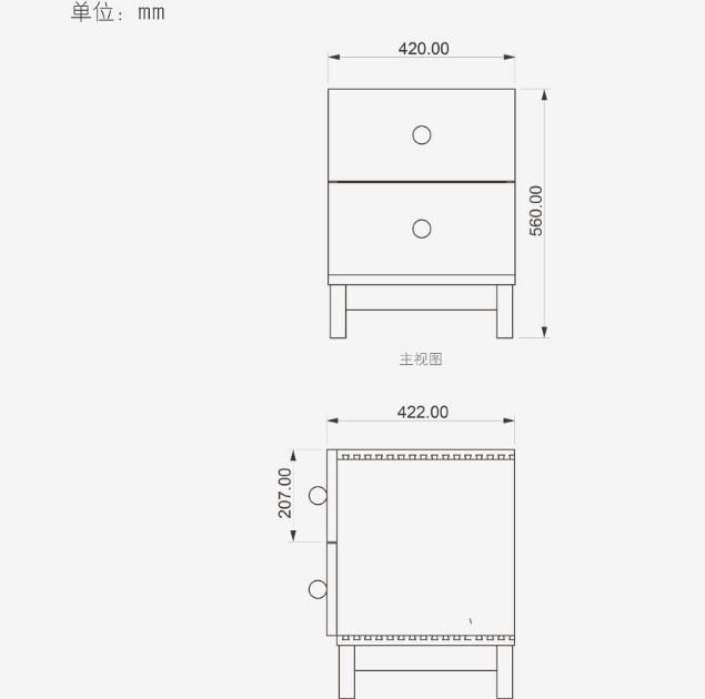 标准的床头柜尺寸是多少(床头柜开关高度标准尺寸)图16