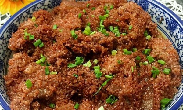 如何制作蒸肉粉(宝宝蒸肉粉的制作方法)图6