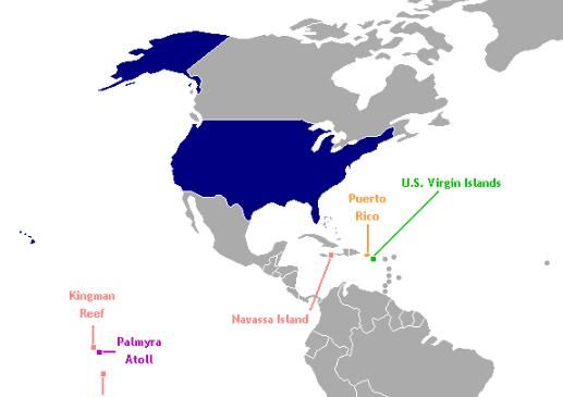 美国海外领土哪来的,美国海外属地都是怎么来的图2