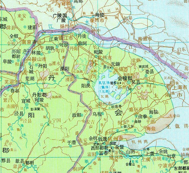 通过地图，了解江苏省常州市从古到今的历史变迁图5