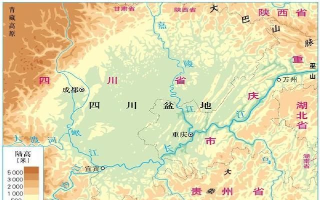 为什么四川盆地是最湿润的盆地(四川盆地是内陆为什么湿润)图4