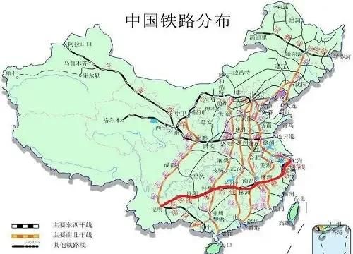 中国十大主要铁路干线排名(初中地理铁路干线记忆口诀)图10