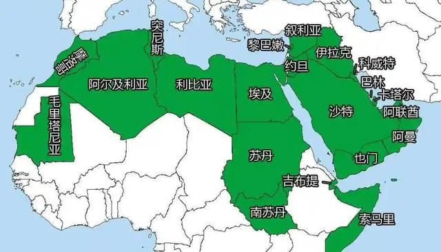 我们常说的阿拉伯国家到底包括哪些国家呢图1