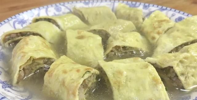 农村宴席卷煎的制作(年夜饭卷煎的做法)图16