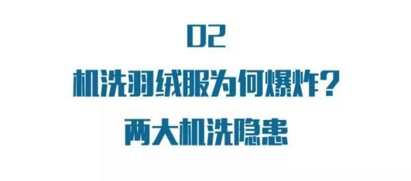 羽绒服洗衣机爆炸是什么原因(洗衣机洗防水面料羽绒服会爆炸么)图5