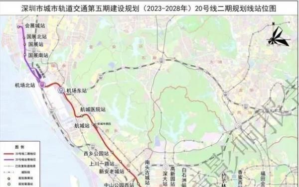 深圳地铁五期13条线路规划公布图7