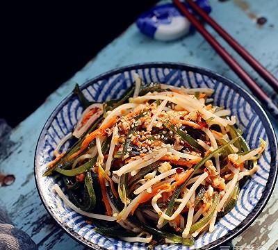 海带丝拌豆芽的做法大全家常,减肥海带丝拌豆芽图13