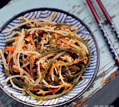 海带丝拌豆芽的做法大全家常,减肥海带丝拌豆芽图14