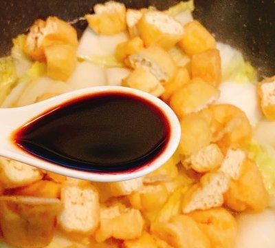 白菜焖豆泡正宗做法,白菜焖豆泡灌肉汤图8