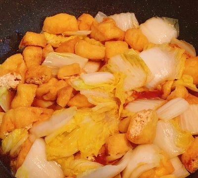 白菜焖豆泡正宗做法,白菜焖豆泡灌肉汤图12