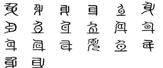 造字六法代表字(造字方法六书指的是)图6