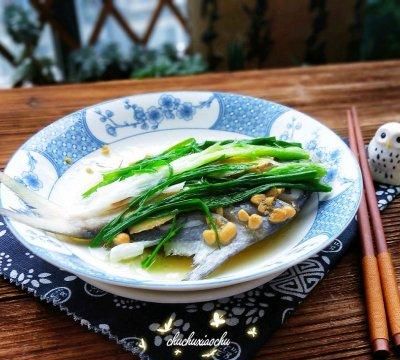 #童年不同样，美食有花样#快手黄豆酱蒸白枪鱼图9