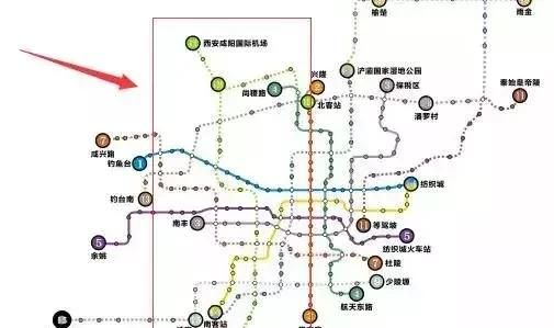 西安的地铁三号线线路图查询,西安新增地铁站图17