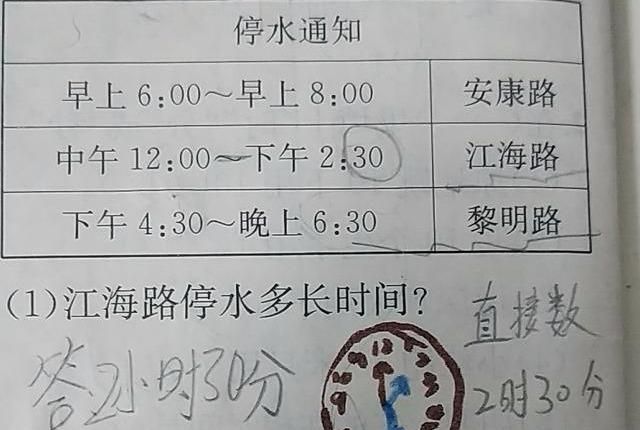 二年级下册数学时钟的讲解,二年级数学时钟从镜子里看的方法图4