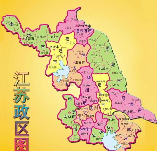 江苏省无锡市行政区划地图图5