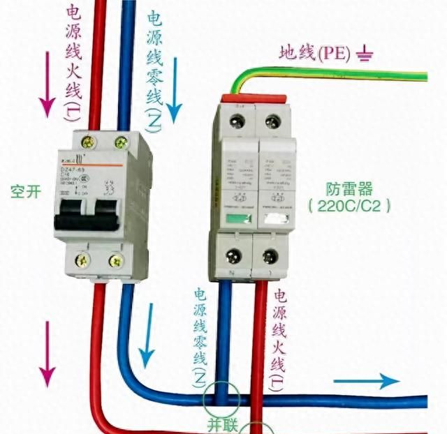 防雷浪涌保护器原理内部元件图,浪涌防雷保护器的作用和工作原理图6