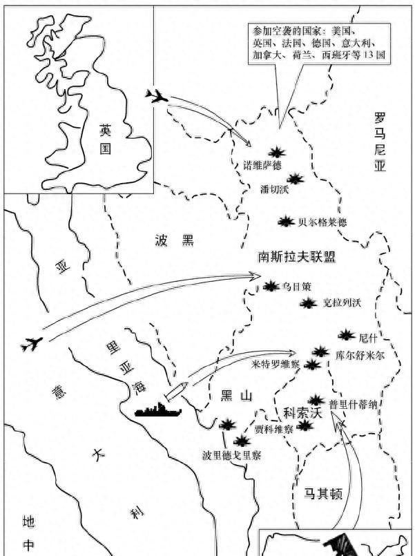 塞尔维亚和美国什么关系,塞尔维亚被美国轰炸图4