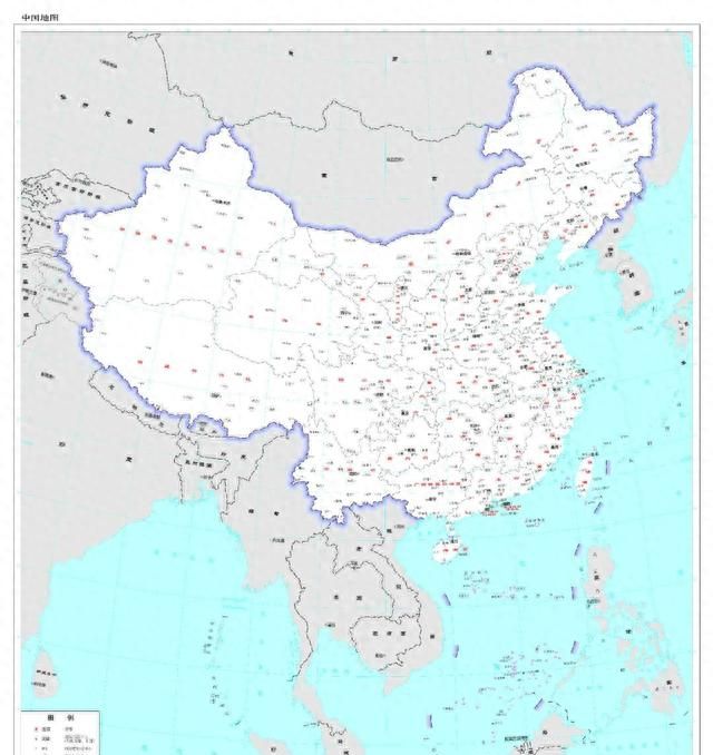 最新版标准中国地图发布调整点,中国2023版标准地图图1