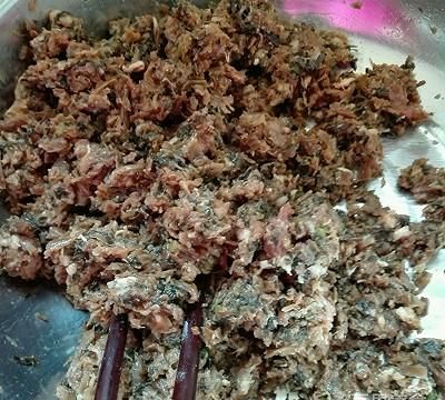 梅菜干肉包子的做法,梅菜干肉包子的配料图4