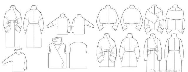 服装廓形八种款式图,服装廓形都有哪些图1