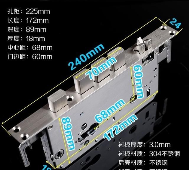 防盗门锁体有哪几种,防盗门的锁体通用吗图2