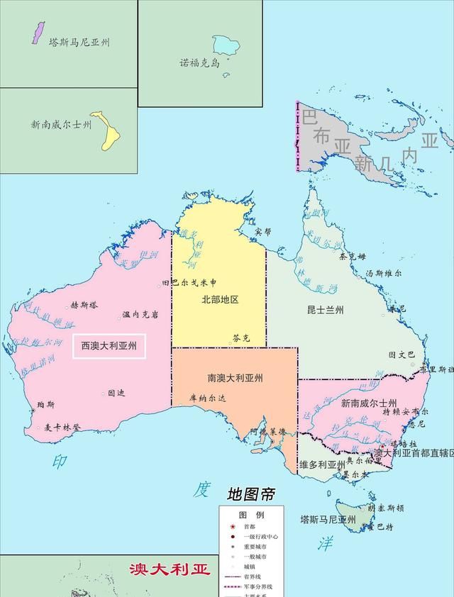 澳大利亚是哪个州面积最大的国家?图2