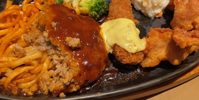 日本料理汉堡肉图3