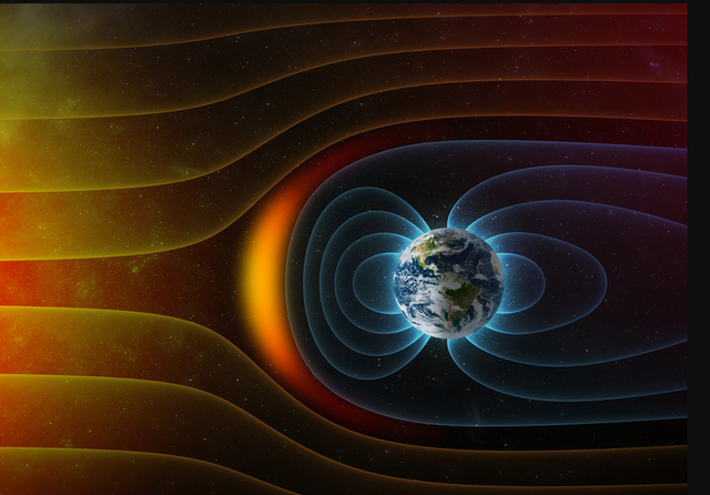 地磁场对地球上的生命有什么作用图5