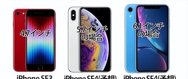 居然有一大一小两个版本 iPhone SE4被曝光