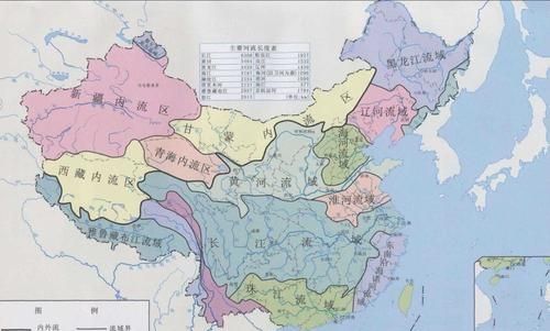 实际上淮河已经与长江相连通，从地理意义上来讲，淮河算不算长江的一条特殊支流图1
