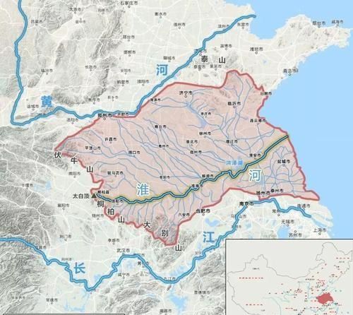 实际上淮河已经与长江相连通，从地理意义上来讲，淮河算不算长江的一条特殊支流图3