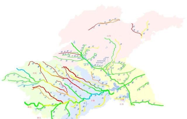 实际上淮河已经与长江相连通，从地理意义上来讲，淮河算不算长江的一条特殊支流图4