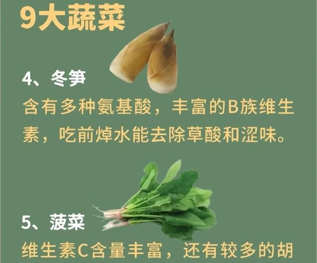 冬天必备，应季的蔬菜，看看你吃对了吗？