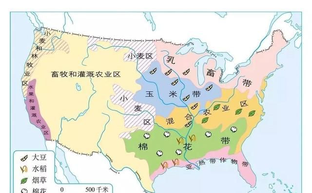 高中地理——每日讲1题（美国的农业带、气候分布、地中海气候）